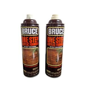 Vintage Bruce One Step Floor Cleaner New Lot of 2
